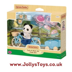 Sylvanian Families Cycle & Skate Set with Panda